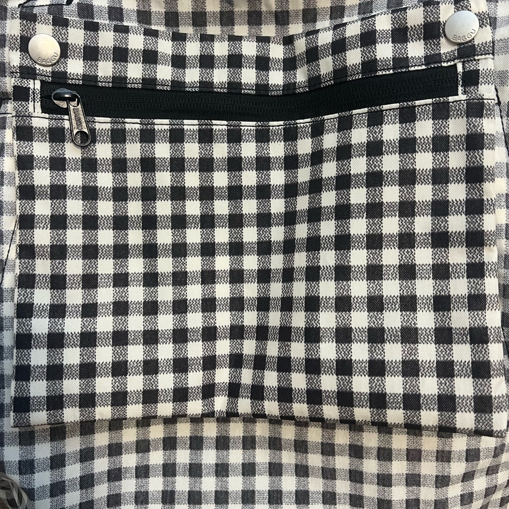 Black & White Gingham Tote Bag - Picture 3 of 11